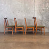 Set of Four Mid Century Modern Drexel Dining Chairs
