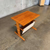 PBJ Teak Magazine Rack / Side Table - Denmark C. 1965