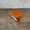 PBJ Teak Magazine Rack / Side Table - Denmark C. 1965