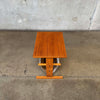 PBJ Teak Magazine Rack / Side Table - Denmark C. 1965