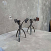 Pair of Onedia Silver Plated Candle Holders