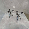 Pair of Onedia Silver Plated Candle Holders