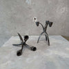 Pair of Onedia Silver Plated Candle Holders