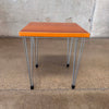 Vintage Danish Fritz Hausen "Pin Age" Square Coffee Table
