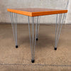 Vintage Danish Fritz Hausen "Pin Age" Square Coffee Table