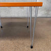 Vintage Danish Fritz Hausen "Pin Age" Small Square End Table