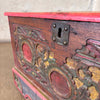 Vintage Hand Painted Swedish Wooden Trunk
