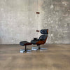 Mid Century Modern Eames Style Lounge Chair & Ottoman