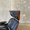 Mid Century Modern Eames Style Lounge Chair & Ottoman