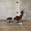 Mid Century Modern Eames Style Lounge Chair & Ottoman