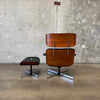 Mid Century Modern Eames Style Lounge Chair & Ottoman