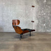 Mid Century Modern Eames Style Lounge Chair & Ottoman