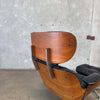 Mid Century Modern Eames Style Lounge Chair & Ottoman
