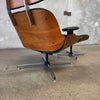 Mid Century Modern Eames Style Lounge Chair & Ottoman