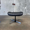 Mid Century Modern Eames Style Lounge Chair & Ottoman
