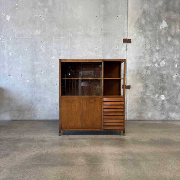 Mid Century Modern Shelf Cabinet By American Of Martinsville