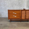 Mid Century Modern Walnut Credenza By American of Martinsville