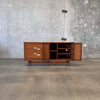 Mid Century Modern Walnut Credenza By American of Martinsville