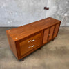 Mid Century Modern Walnut Credenza By American of Martinsville