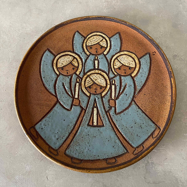 Studio Pottery Wall Decor Plate