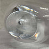 Orrefors Crystal Tear Drop Vase Etched Cat