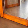 Antique Pine Triptych Standing Mirror