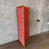 Antique Pine Triptych Standing Mirror