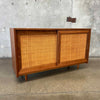 Brown Saltman Sliding Door Sideboard Designed By John Keal