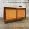Brown Saltman Sliding Door Sideboard Designed By John Keal
