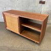 Brown Saltman Sliding Door Sideboard Designed By John Keal