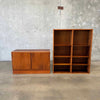 Danish Modern Rosewood Poul Hundevad Two Part Credenza With Key #1