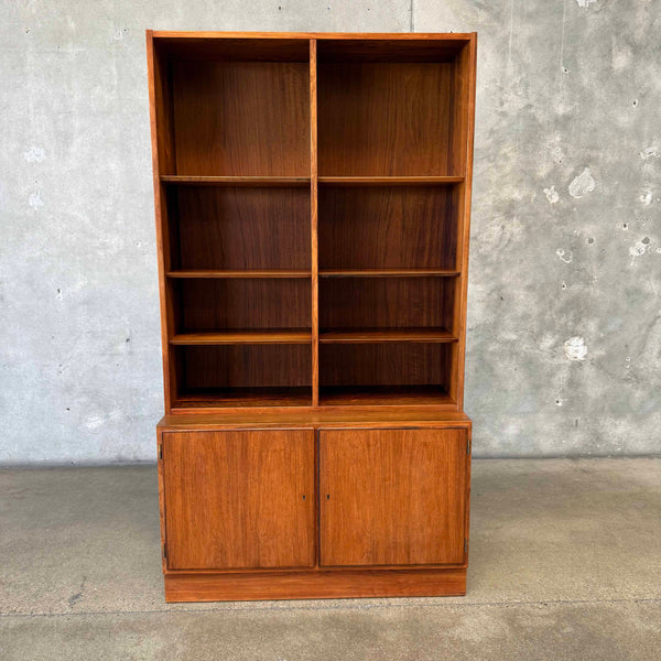Danish Modern Rosewood Poul Hundevad Two Part Credenza With Key #2