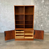 Danish Modern Rosewood Poul Hundevad Two Part Credenza With Key #2