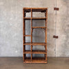 1970's All Original Rattan / Bamboo Shelving Unit
