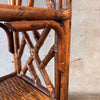 1970's All Original Rattan / Bamboo Shelving Unit