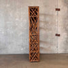1970's All Original Rattan / Bamboo Shelving Unit