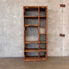 1970's All Original Rattan / Bamboo Shelving Unit