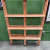 Custom Solid Oak Adjustable Shelving Unit