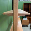 Custom Solid Oak Adjustable Shelving Unit