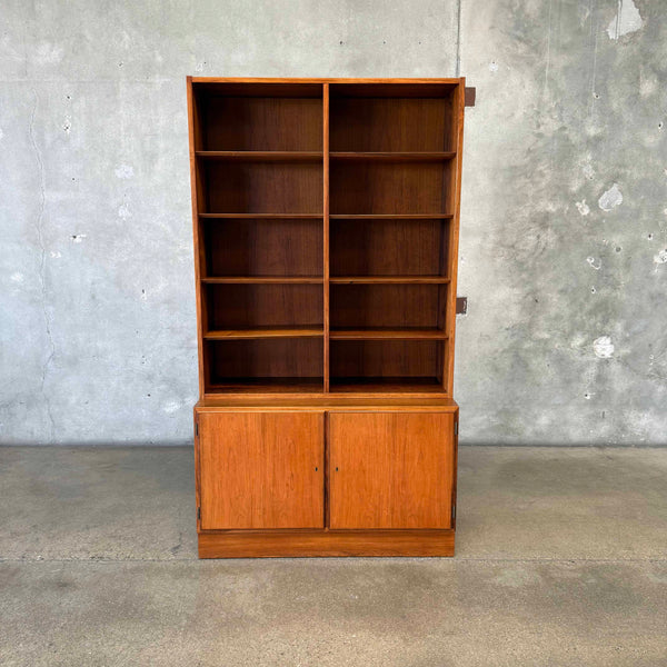 Danish Modern Rosewood Poul Hundevad Two Part Credenza With Key #3