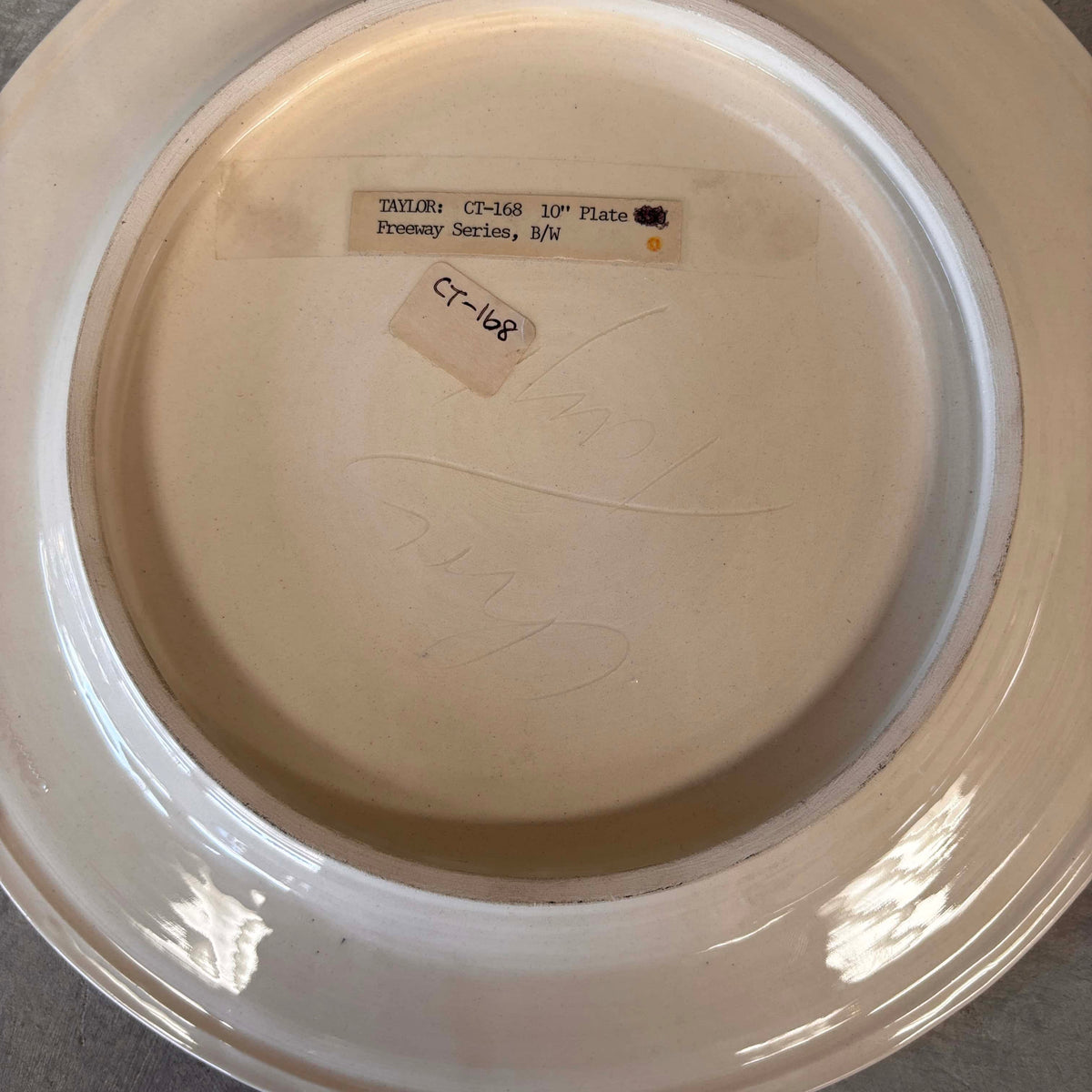 Signed Taylor "Freeway Series" Plate