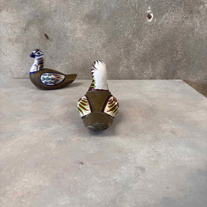 Pair of Sergio Bustamate Ceramic Bird Sculptures