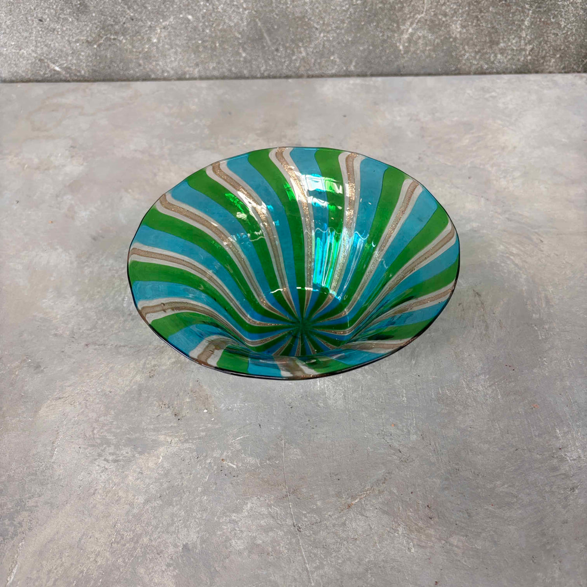 Multi Color Murano Dish