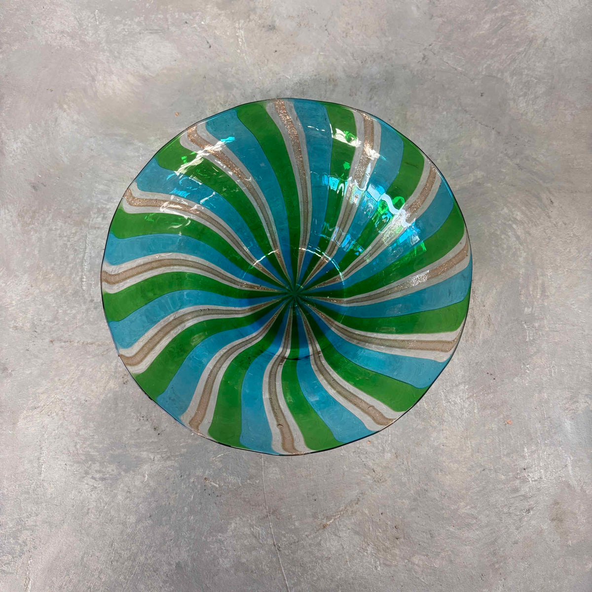 Multi Color Murano Dish