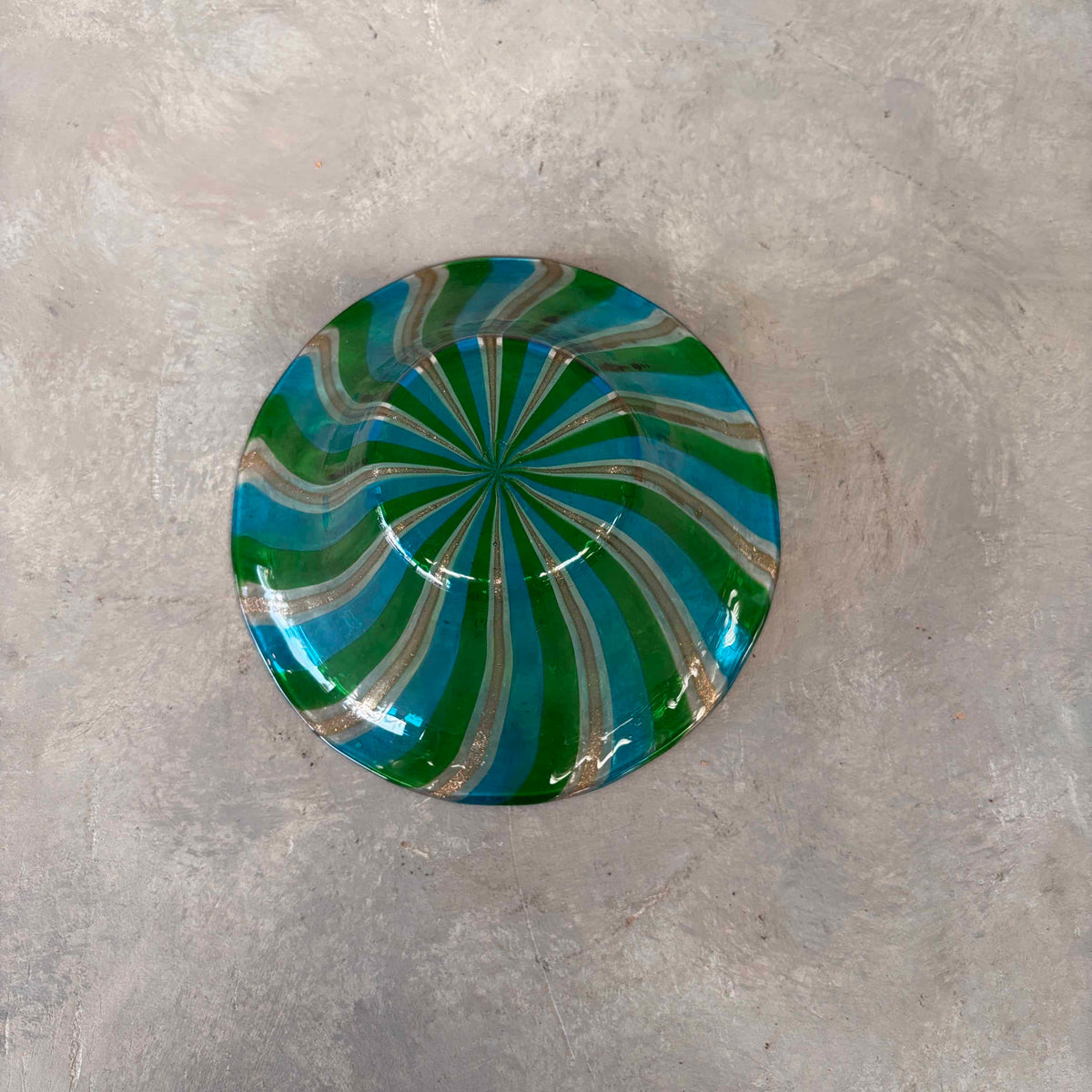 Multi Color Murano Dish