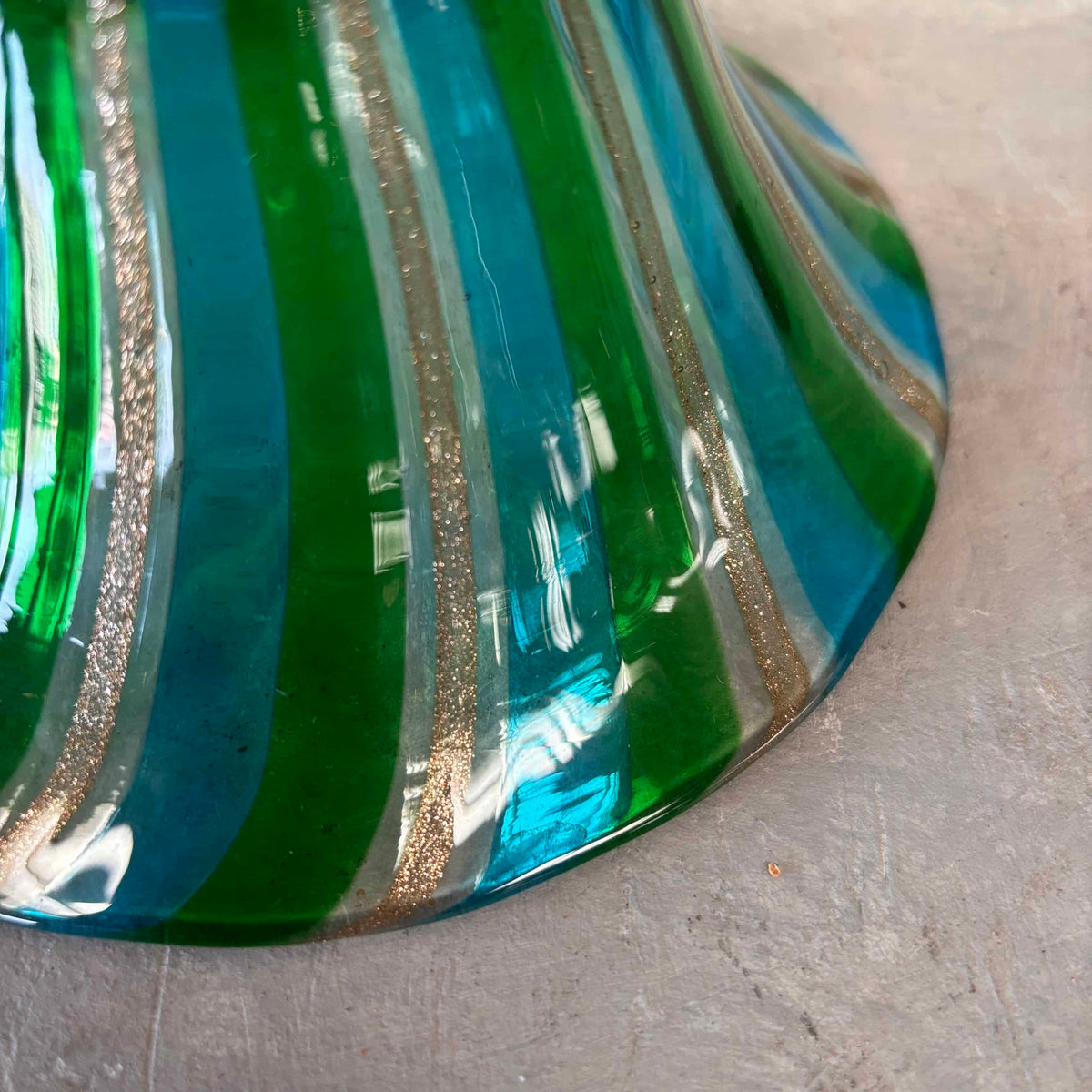 Multi Color Murano Dish