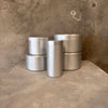 Maclineage Spun Aluminum Five Piece Canister Set