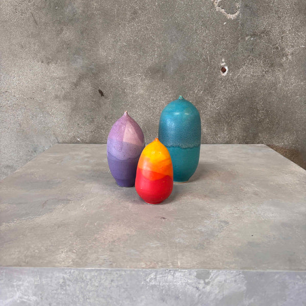 Set of Three Brenda Williams Weed Pots