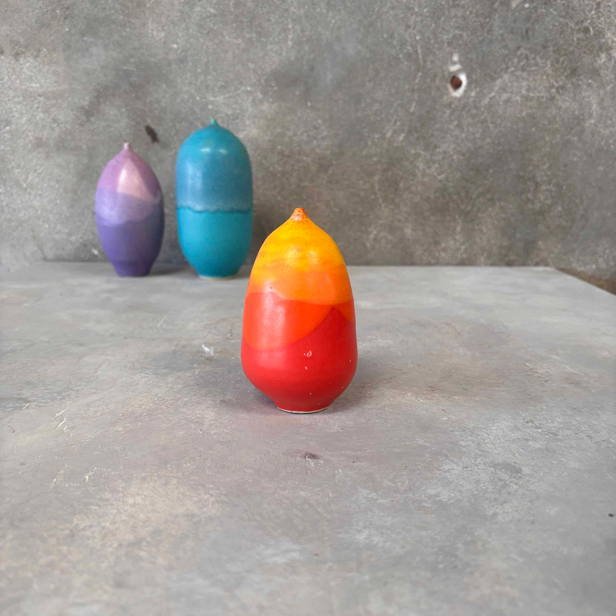 Set of Three Brenda Williams Weed Pots