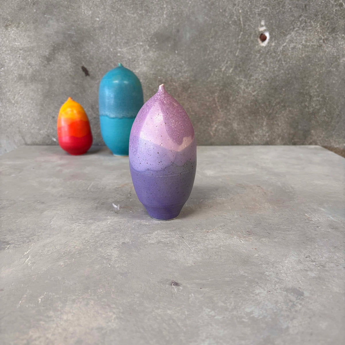 Set of Three Brenda Williams Weed Pots